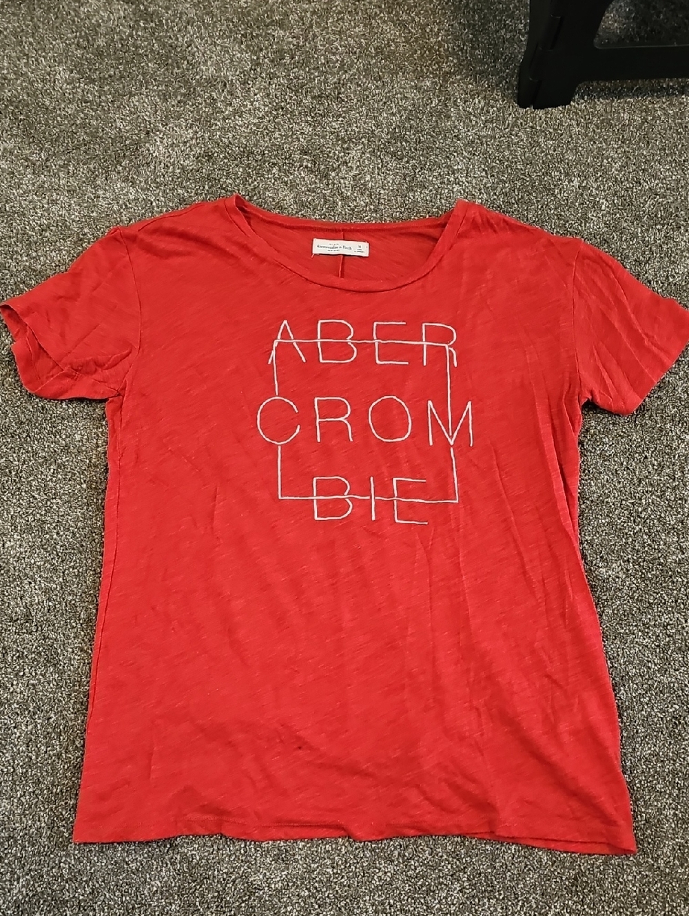 Abercrombie Red Graphic Tee